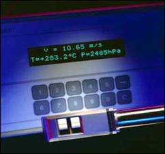 System instruments with display and keypad